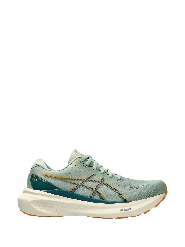 Men's Gel Kayano 30 Running Shoes - D/medium Width In Dark Jade, Black