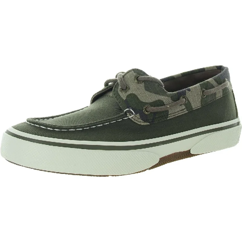 Halyard 2-Eye Mens Camouflage Canvas Boat Shoes