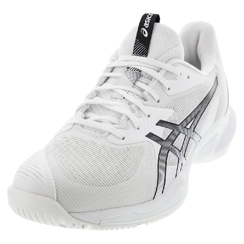 Men's Solution Speed FF 3 Tennis Shoes White and Black