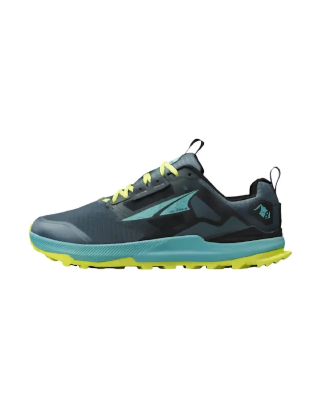 Men's Lone Peak 8 Shoes In Black/green