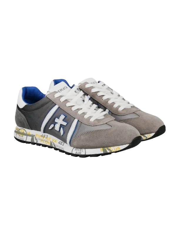 Men's Lucy Sneakers In Blue/gray