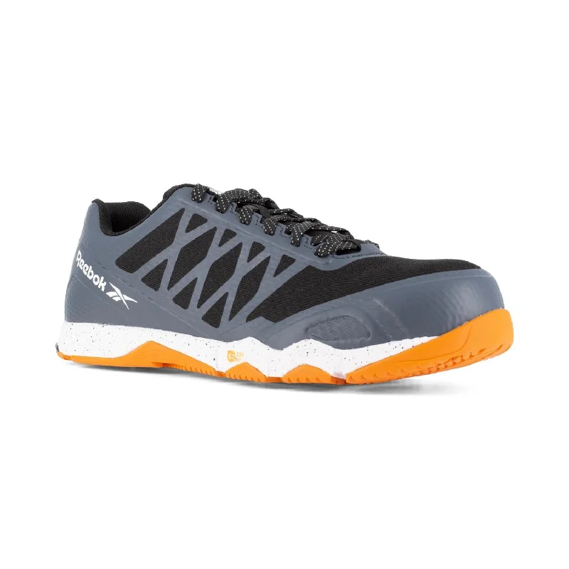 Men's Speed Tr Work Athletic Shoe - Wide Width In Grey And Orange