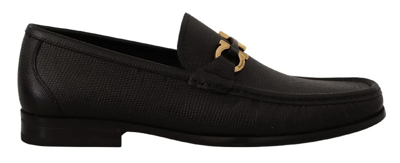 Salvatore Ferragamo Elegant  Calf Leather Men's Loafers