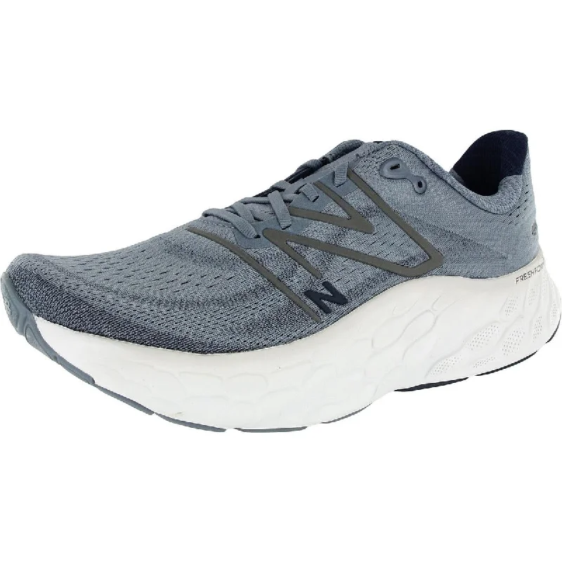 Fresh Foam X More v4 Mens Lace-Up Manmade Running & Training Shoes