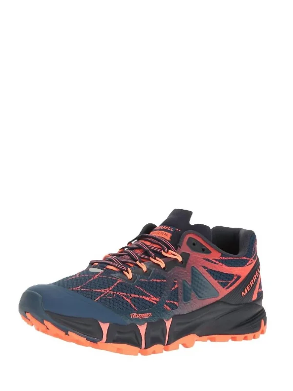 Men's Agility Peak Flex Trail Running Shoes In Navy