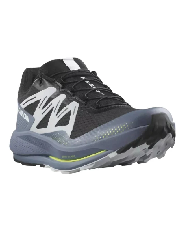 Men's Pulsar Trail Shoes In Black/china Blue/arctic Ice