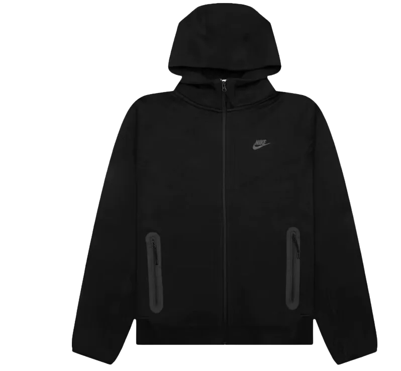 Nike Sportswear Tech Fleece Windrunner Full-Zip Hoodie Black/Black