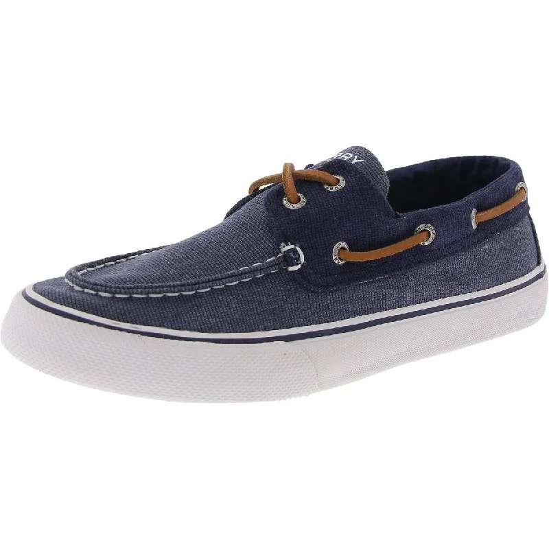 Bahama Waxy Canvas Mens Lace-Up Canvas Casual And Fashion Sneakers