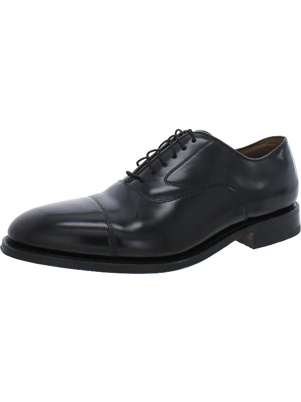 Melton Mens Patent Lace-Up Shoes