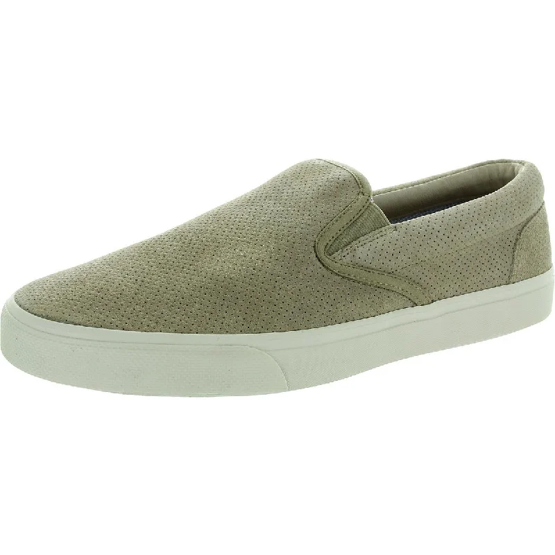 Striper Plushwave Slip On Mens Solid Faux Leather Slip-on Shoes