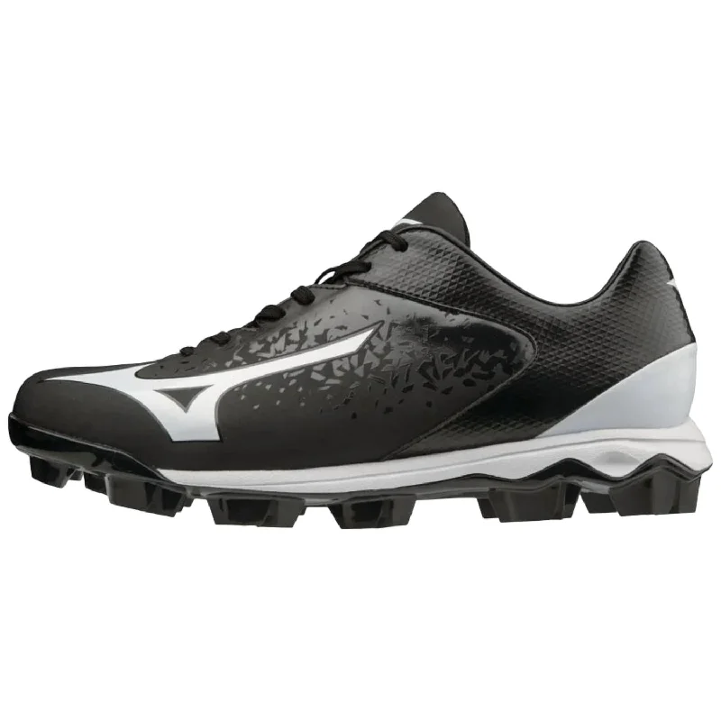 Men's Wave Select Nine Baseball Cleat In Black/white