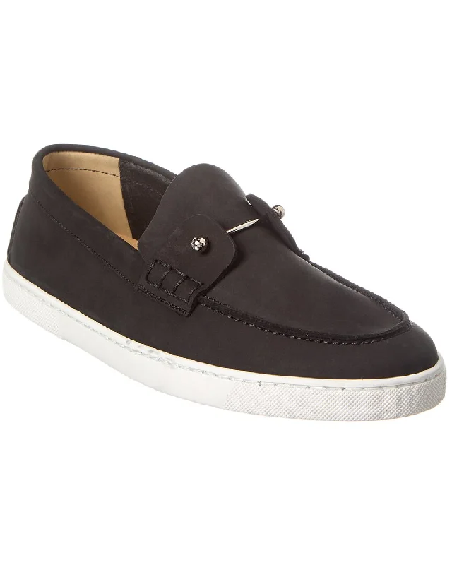 Christian Louboutin Chambeliboat Suede Boat Shoe