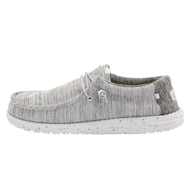 Men's Wally Stretch Casual Slip On Shoes In Aggregate