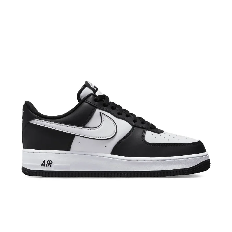 Men's Air Force 1 '07 Sneaker In Black/white-Black