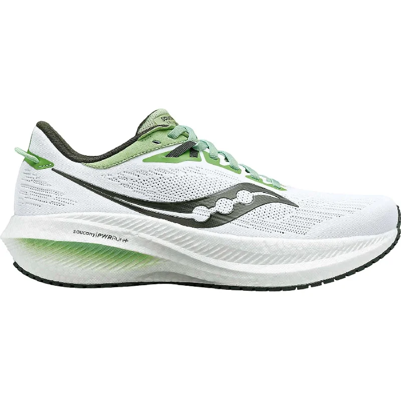 Men's Triumph 21 Running Shoes - D/medium Width In White/umbra