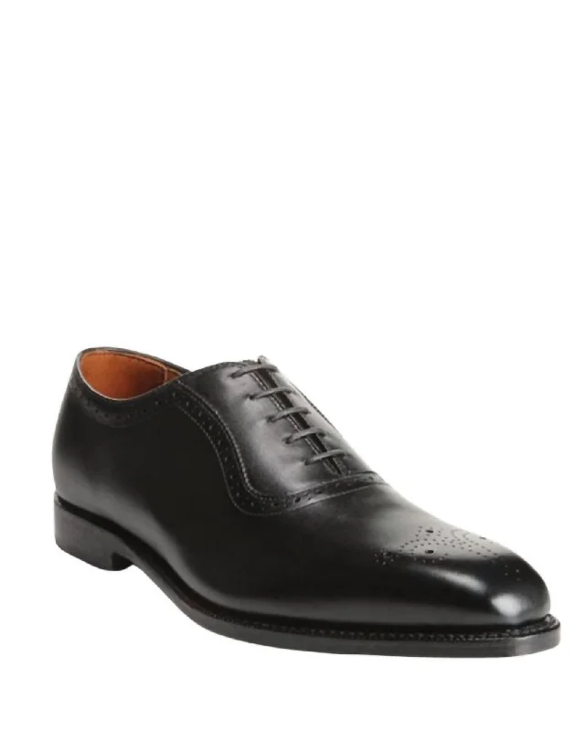 Men's Cornwallis Lace Up Oxford Shoes In Black