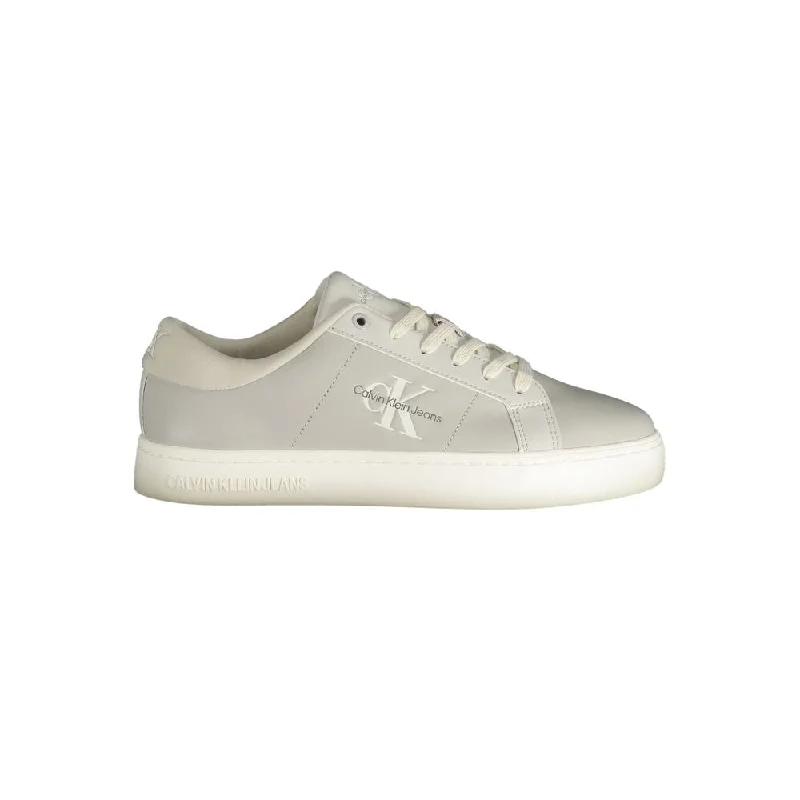 Calvin Klein  Leather Mens Men's Sneaker