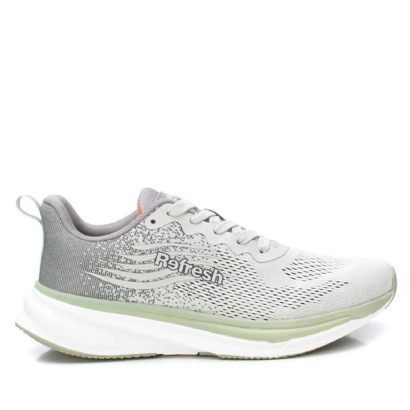 Men's Athletic Sneakers In Grey