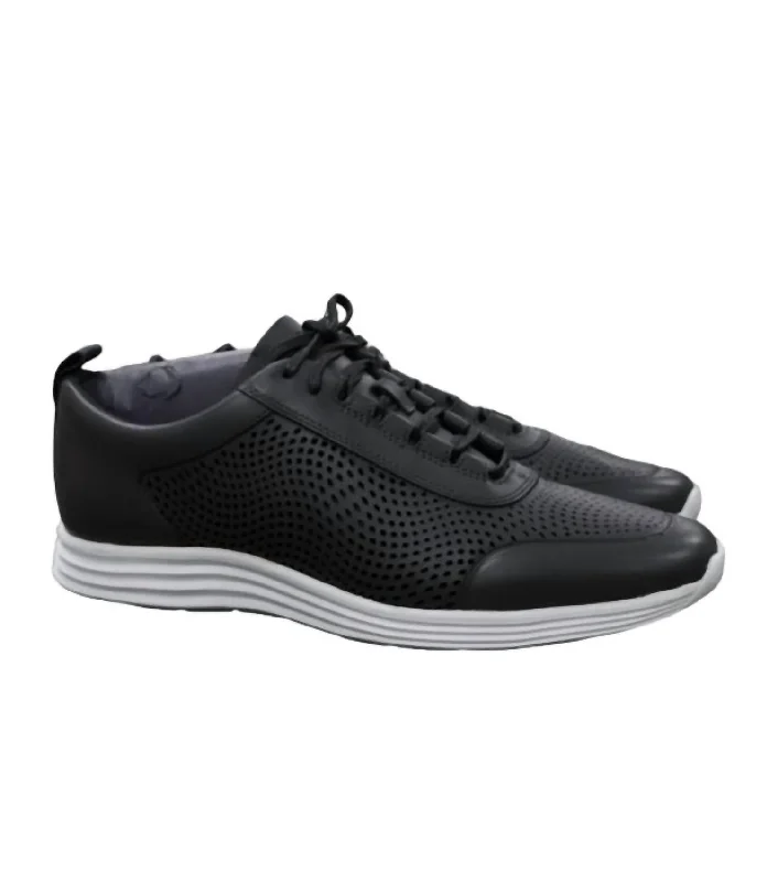 Men's Og Sport Perforated Runner Shoes In Magnet/white