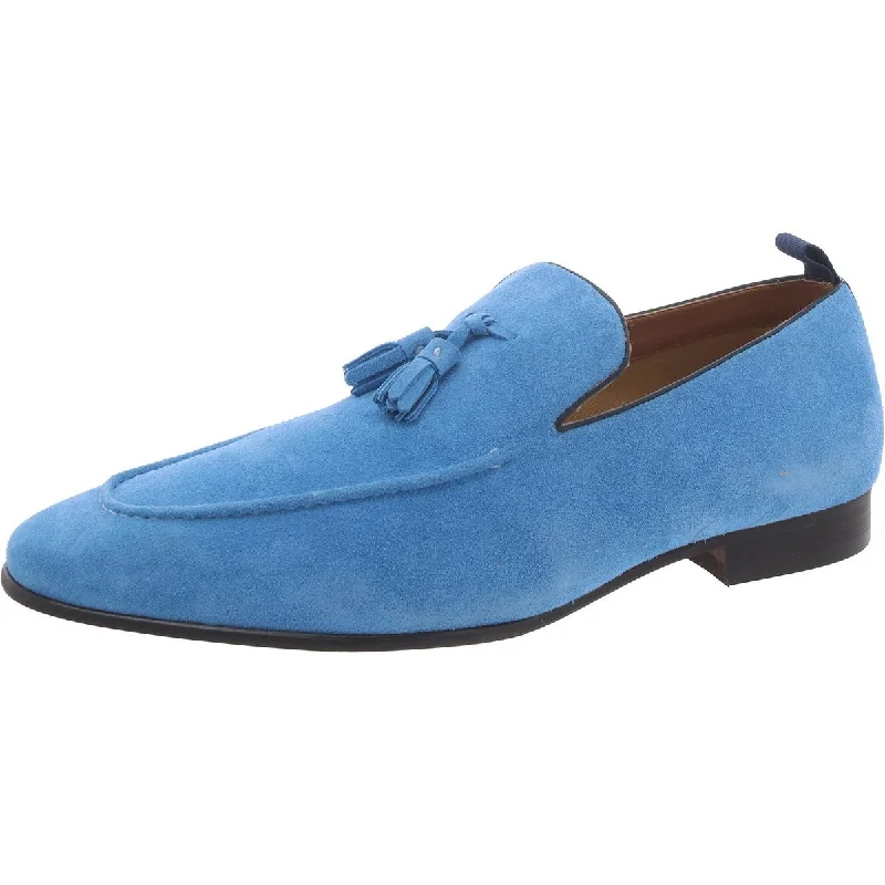 Edwidge Mens Suede Tassel Loafers