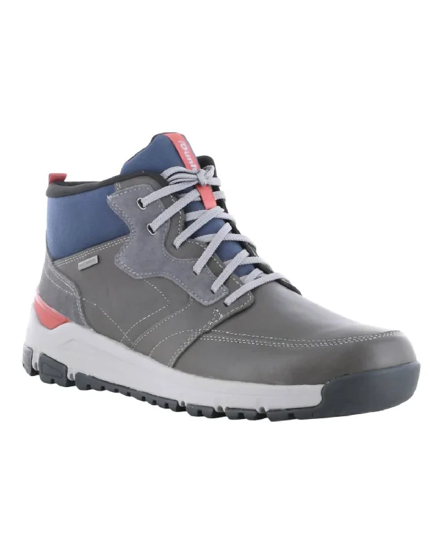 Men's Casual Boots In Grey