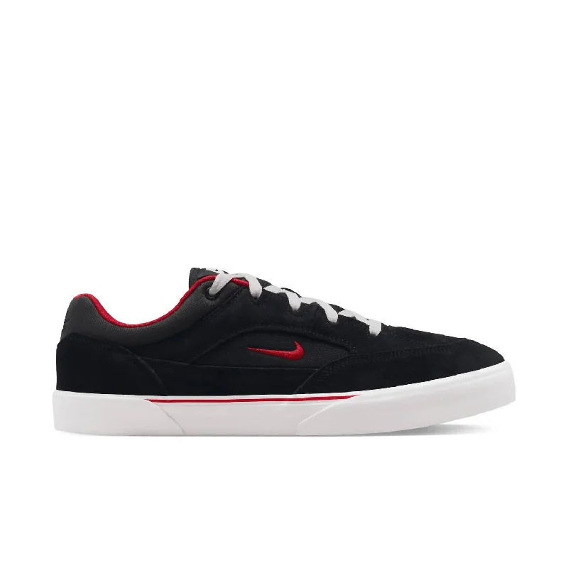 Men's Sb Malor Sneakers In Black Gym Red