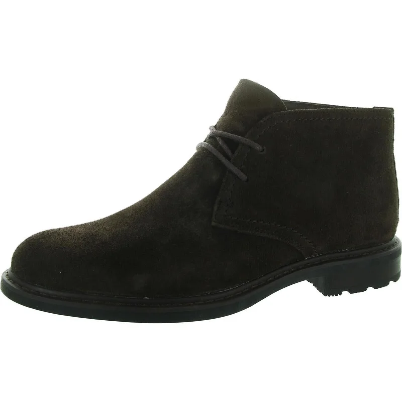 Annapolis Mens Lace-Up Faux Suede Chukka Boots