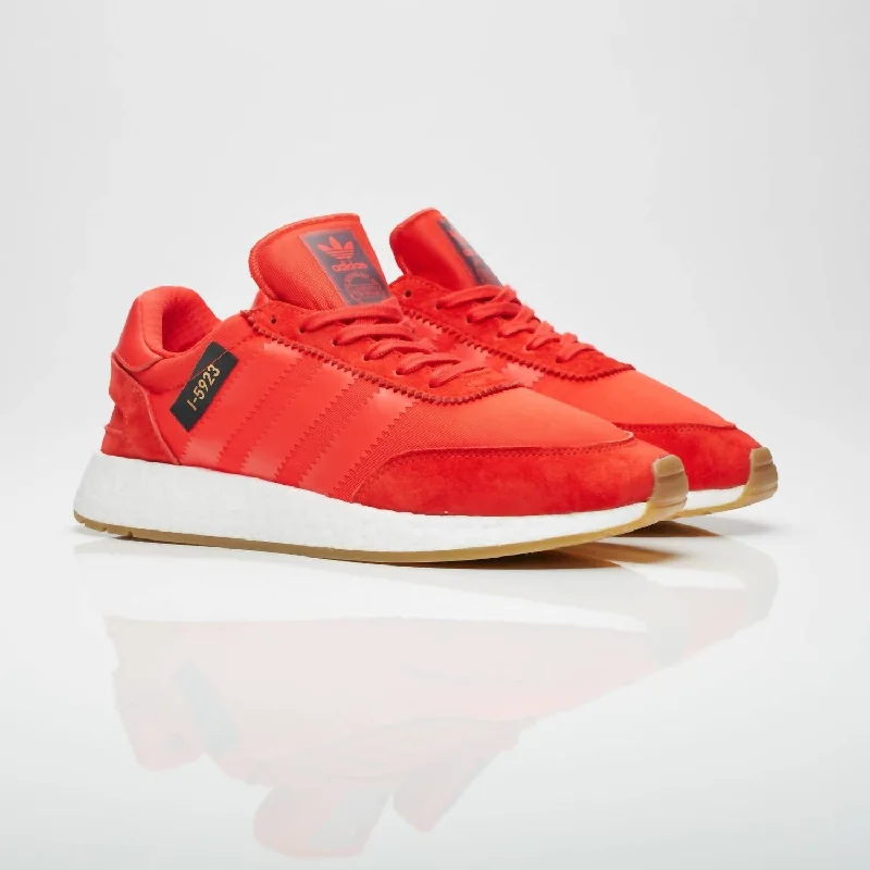 Men's I-5923 Running Shoes In Core Red/footwear White/gum 3