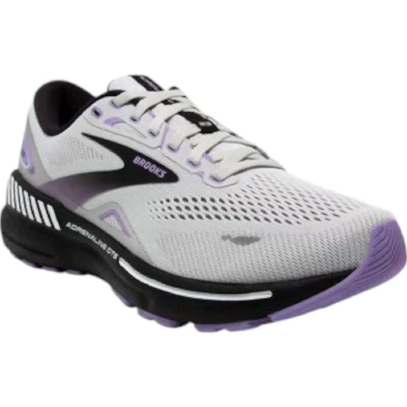 Men's Adrenaline Gts 23 Shoes In Grey/black/purple