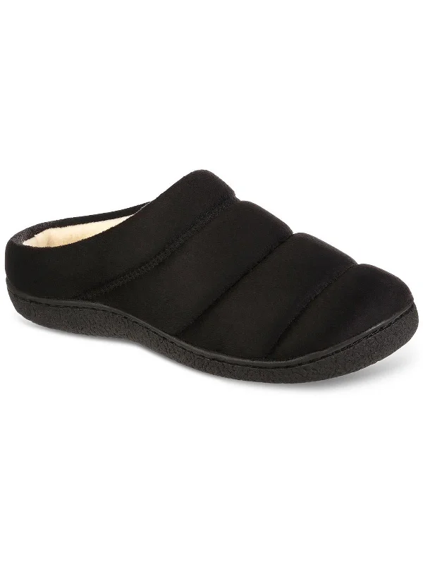 Mens Quilted Lined Slide Slippers