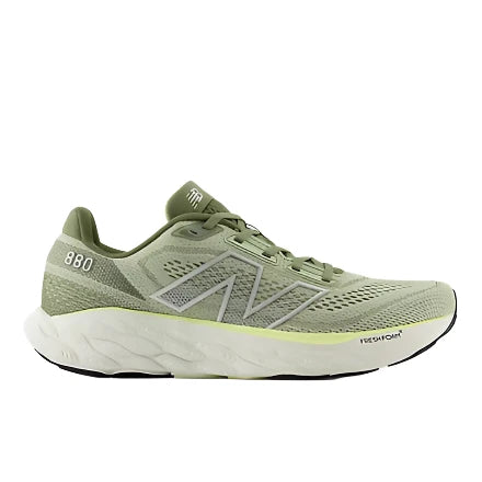 New Balance Fresh Foam X 880v14 Wide (2E) Men's - Olivine Silver Metallic/Limelight