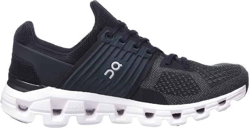 Men's On Cloudswift Running Sneaker In Black/rock