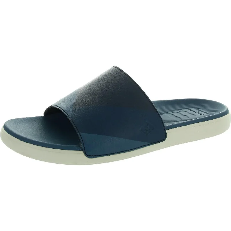 Plushwave Dock Slide  Mens Pattern Man Made Slide Sandals