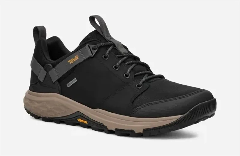 Men's Grandview Gtx Low Hiking Shoe In Black/charcoal