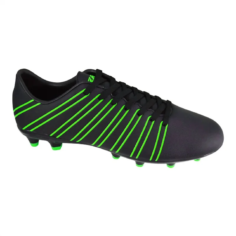 Unisex Madero Firm Ground Soccer Shoe In Black/green