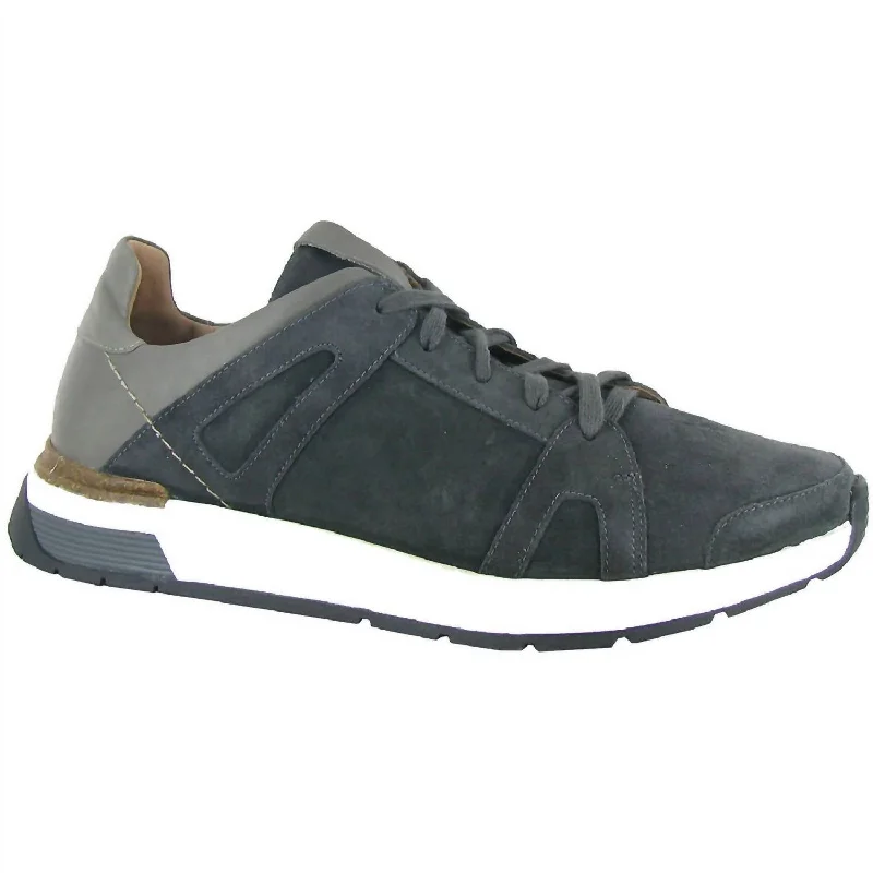 Men's Magnify Sneaker In Oily Midnight Suede/foggy Gray Leather