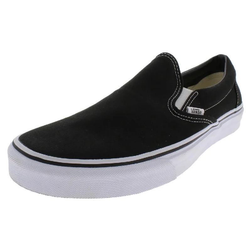 Classic Slip-On Mens Solid Canvas Casual Shoes